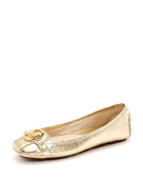 Michael michael kors fulton moccasin gold + FREE SHIPPING